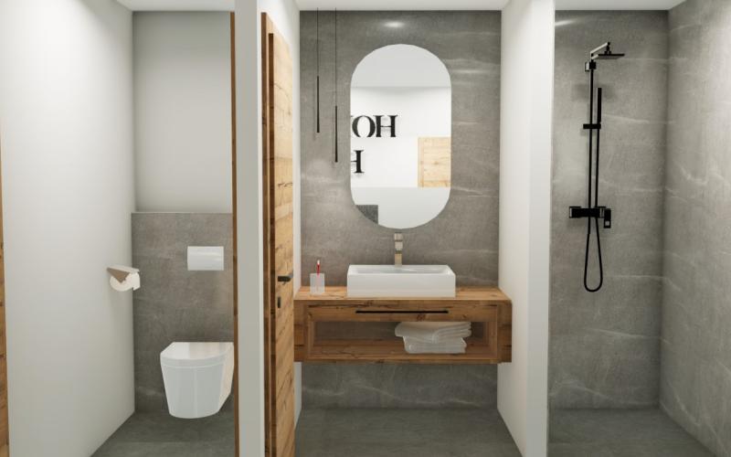 Detailansicht in einem Apartment Badezimmer im Hotel Wenger Alpenhof