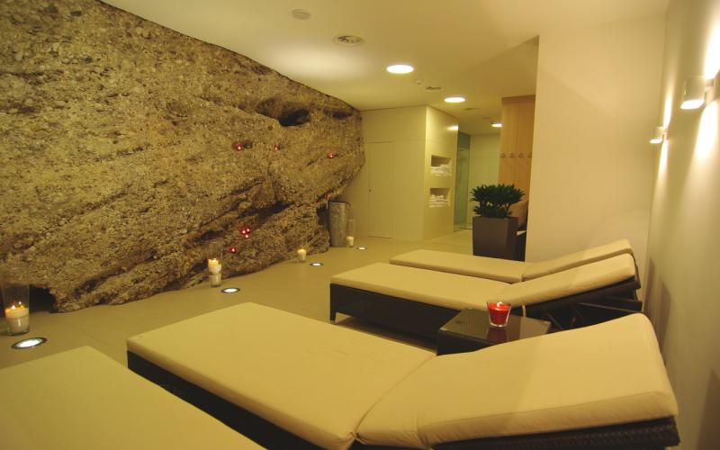 Ruheraum im Wellnessbereich des Hotels Christkindlwirt
