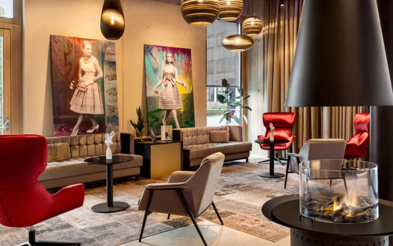 Lobby des AMEDIA Hotels Lustenau