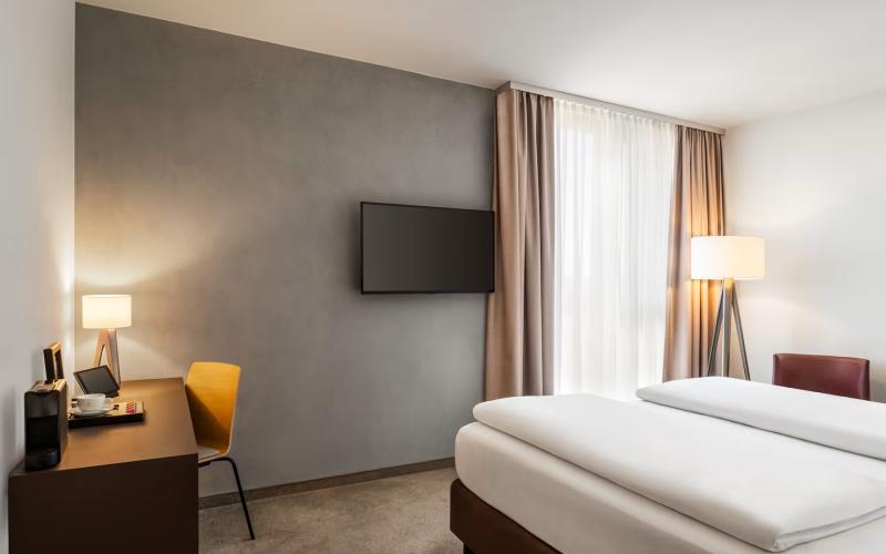 Zimmerbeispiel im AMEDIA Hotels Lustenau